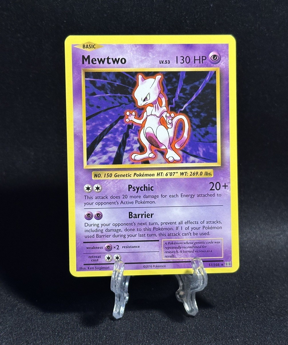Mewtwo 51/108 XY Evolutions Pokémon TCG Card English - NM