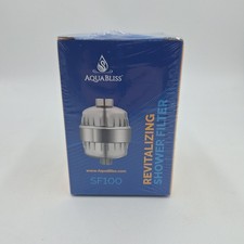 AquaBliss SF100 Shower Head Filter Chrome New