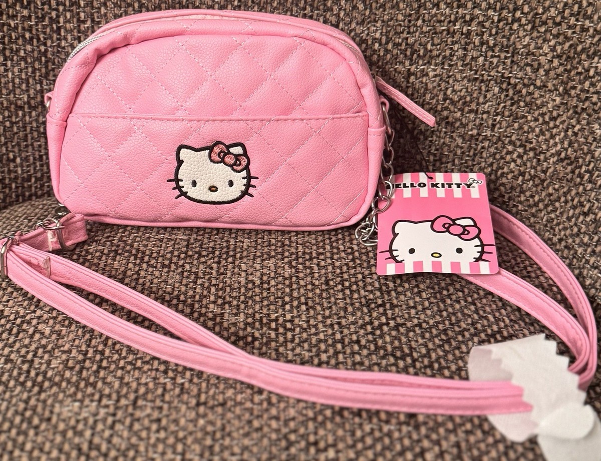Hello Kitty Quilted Crossbody Purse Bag | eBay