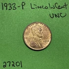 1933 Lincoln Wheat Cent / Penny 1c Uncirculated