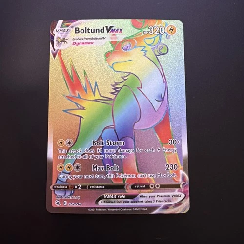 2021 Pokemon SWSH Fusion Strike Boltund VMAX #267/264
