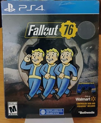 Fallout 76 Exclusive Steelbook Edition w/ Skin (PlayStation 4, PS4) NEW/SEALED