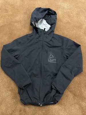 Leatt MTB AllMtn 2.0 Jr. Rain Jacket Youth Small Black Zipper Broken Cycling
