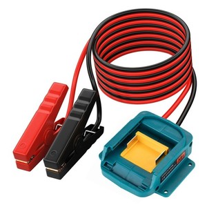 Car Battery Charger Jump Starter For Makita 18V with 6FT Jumper Cable