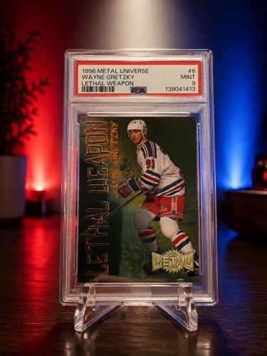 1996-97 METAL UNIVERSE WAYNE GRETZKY LETHAL WEAPON Rangers