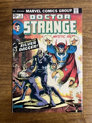 DOCTOR STRANGE #5 - Origin of Silver Dagger - Frank Brunner - 1974
