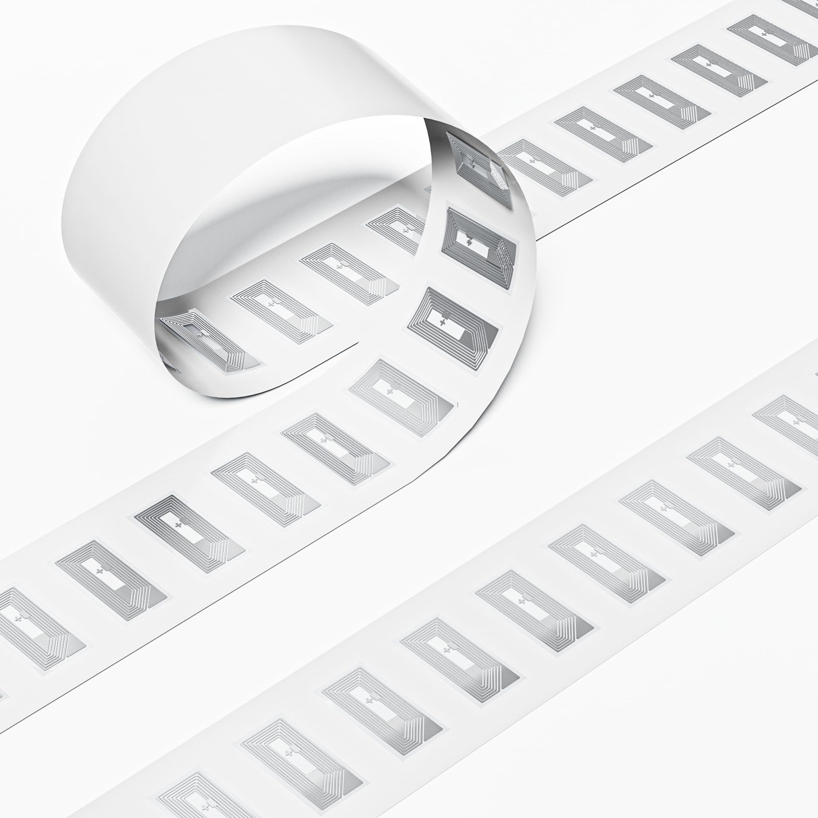 Lot de 10 Étiquettes NFC NTAG213 autocollantes rondes de 25mm en blanc pour smartphone