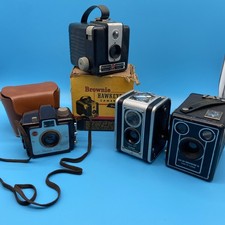 1940s-60s Kodak Brownie Camera Lot of 4 - Display Decor / Parts Bakelite VTG