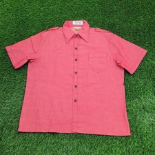 Vintage 80s Jantzen Button Shirt XL 25x29 USA