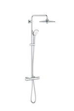 GROHE 260 Euphoria 1.75GPM Thermostatic Shower System Chrome 26128002