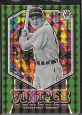 George Kell 2021 Panini Mosaic #V2 Vintage Green Detroit Tigers