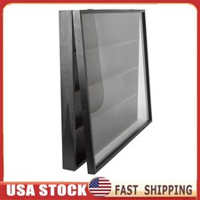 Graded Trading Card Display Case 36 Sport Baseball Cards Stand Cabinet Organizer