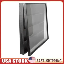 Graded Trading Card Display Case 36 Sport Baseball Cards Stand Cabinet Organizer