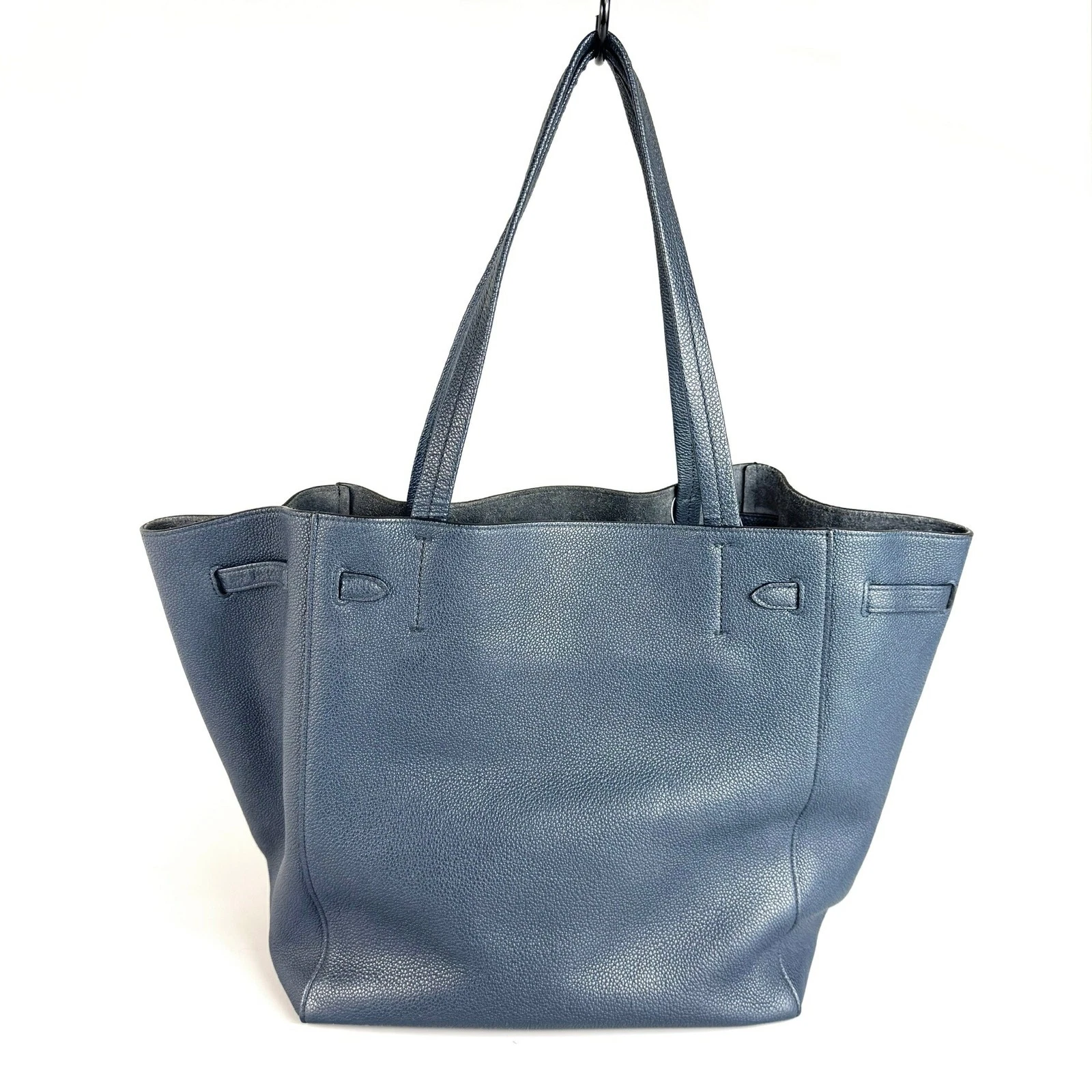 Borsa Celine Hippo Phantom piccola in pelle blu navy usata