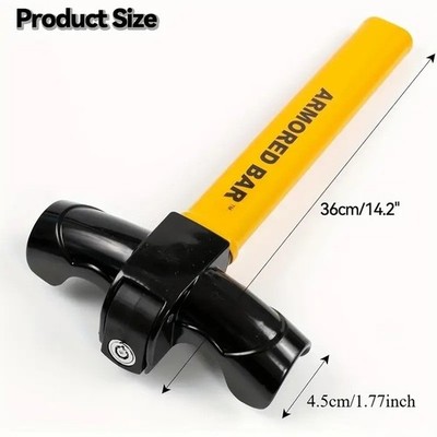 For All Jeep Car Steering Lock Off Road Anti Theft System Strong Protection