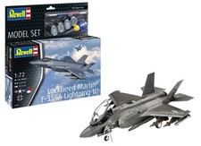 KIT MODELLINO AEREO REVELL MODEL SET LOCKEED MARTIN F-35 A LIGHTNING II 1:72
