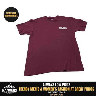 NEW Jeep Week Daytona Beach T-Shirt Womens Medium Maroon GOT MUD? 9651