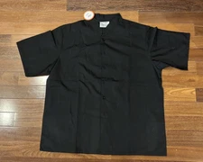 Happy Chef - Black Short Sleeve  - Top Men's size Large