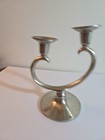 Vintage Metawa Holland 94%Real Pewter Double Candle Stick Holder — photo 5