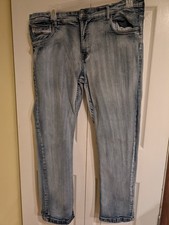 Mens Ecko Unltd. Light Blue Denim Skinny Fit  Jeans Size 40