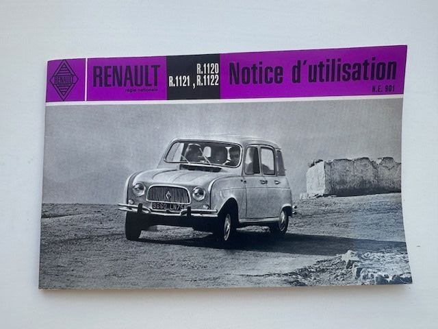 Manuel d'utilisation Renault 4L : revivez l'histoire de la mythique R4 première génération