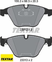 Textar 2331211 Bremsbelagsatz FüR Scheibenbremse Bremsbelagsatz FüR BMW