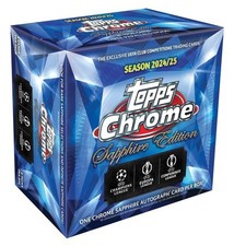 2025 Topps Chrome Sapphire UEFA Club Competitions, Pick Player/Complete Your Set
