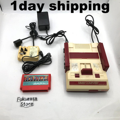 Nintendo Famicom Console Square Botton NES Japan HVC-001 Tested Rare
