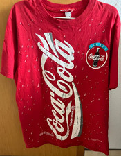 Coca-Cola T-Shirt rot 1994 Large 100% Baumwolle Made in USA Original