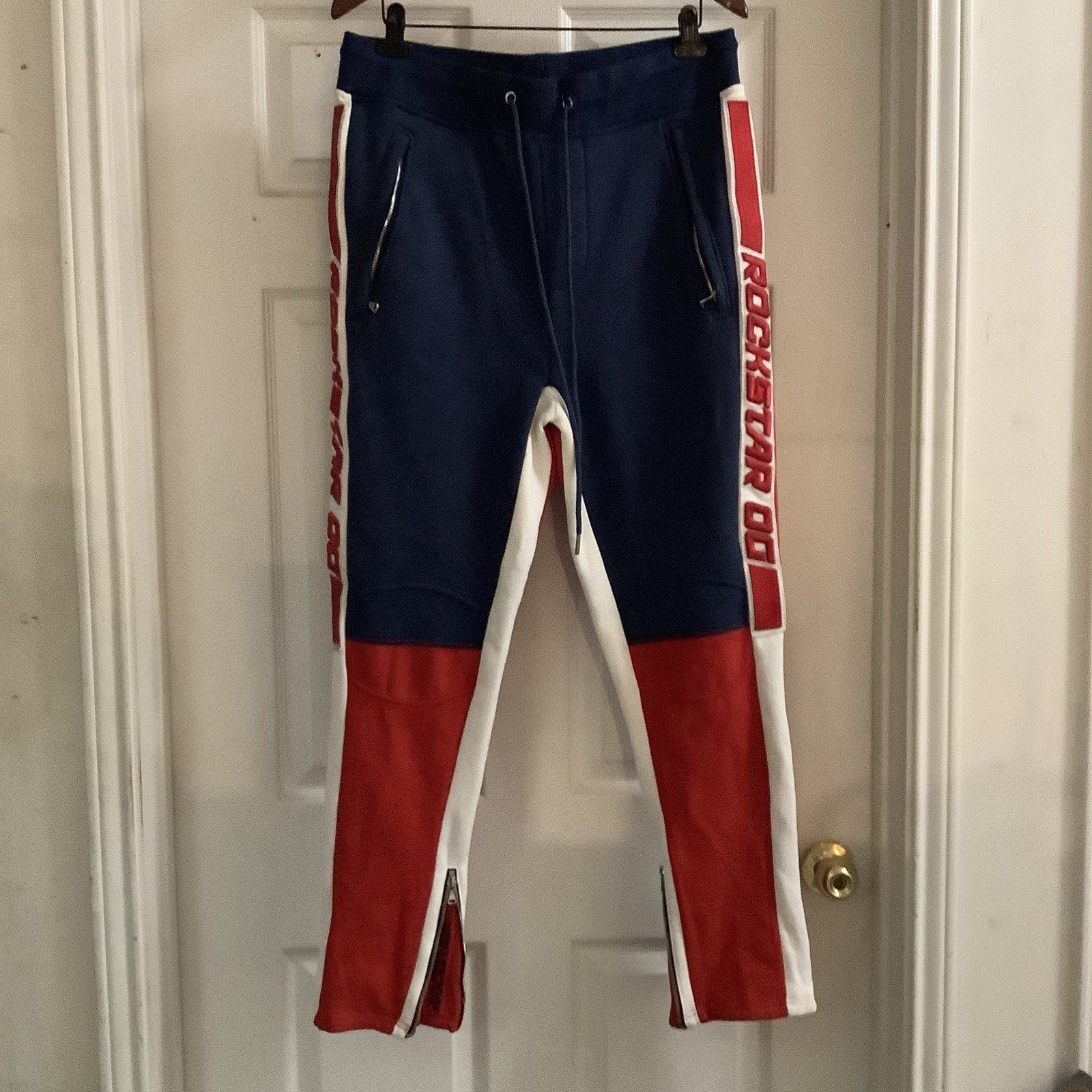 Vtg Mens Rockstar Original OG Racing Sweat Pants Sz XL image 6