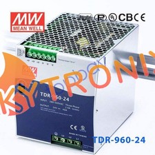 Mean Well TDR-960-24 Single Output Industrial Power Supply 960W 24V - DIN Rail