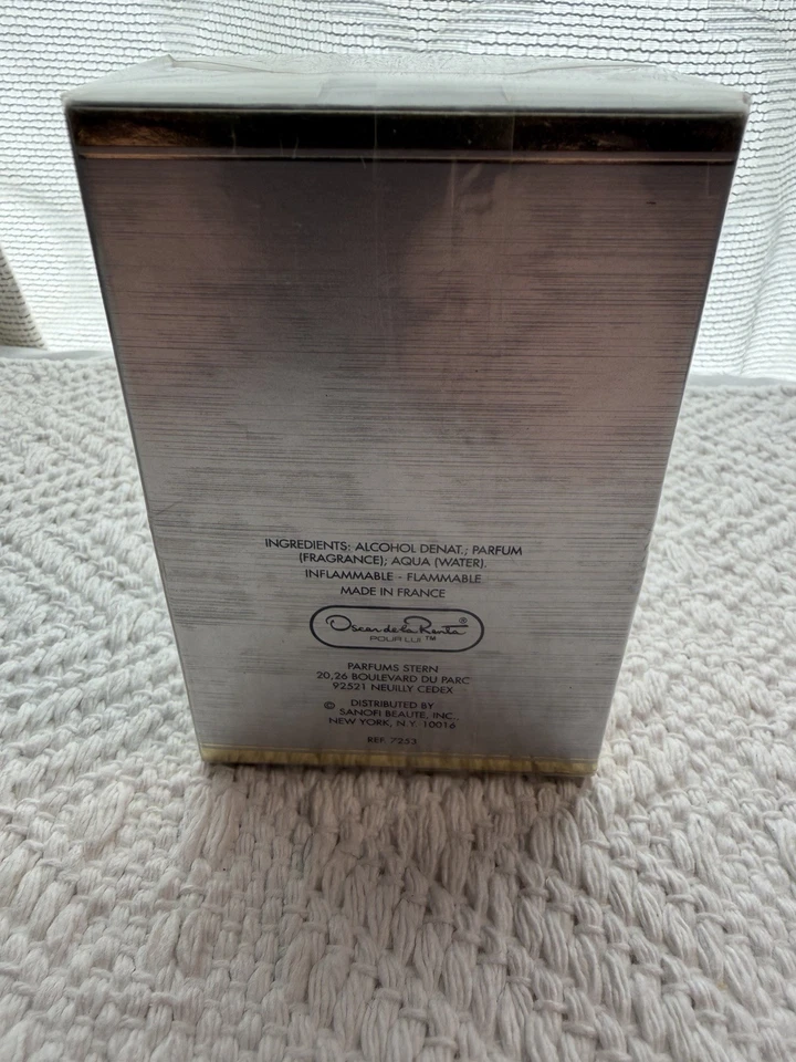 Oscar de la Renta Pour Lui 90 ml EDT Perfumes Vintage Estrella/Sanofi Sellado Foto 3 de 4