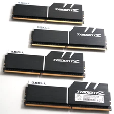 G.Skill 32GB (8GBx4) Trident Z F4-3333C16Q-32GTZKW DDR4-3333 MHz RAM Memory