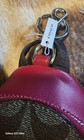 Brand New Authentic Coach Signature Canvas Backpack Coin Case- Dark Fuchsia — photo 3