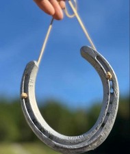 Aluminum Horseshoes Used by Racehorses, Lucky Charm, Used/Authentic