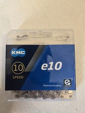 KMC E 10, 10 Speed E Bike Chain, Silver, 136 Links, Bosch Etc, New