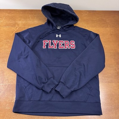 Dayton Flyers Hoodie Mens Medium Blue Pullover Sweatshirt Under Armour