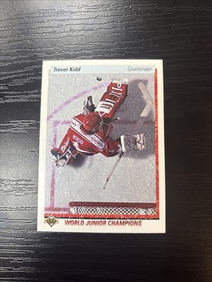 1990-91 Upper Deck #463 Trevor Kidd. Free Shipping
