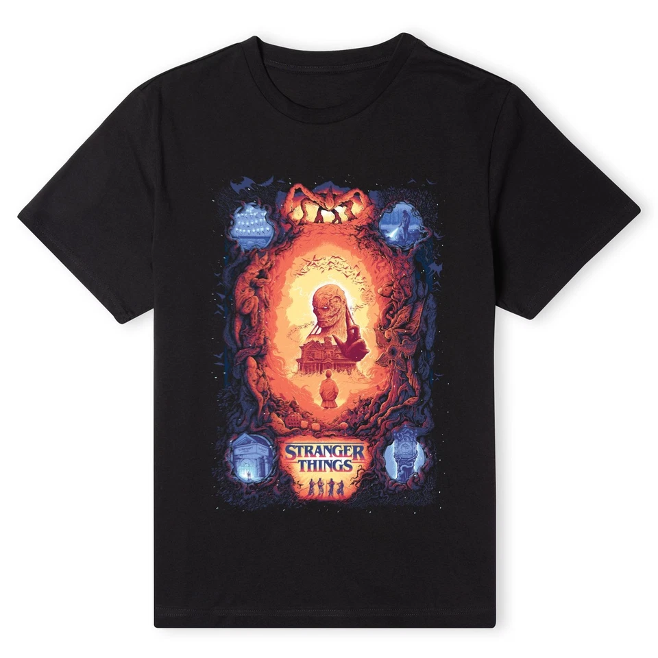 Official Stranger Things x Alex Hovey Vecna Illustration Unisex T-Shirt