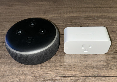 Amazon Echo Dot 3rd Gen Smart Speaker Alexa Black C78MP8 NO CORD* W/ Amazon Plug