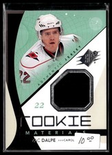 2010-11 Rookie Materials Zac Dalpe Carolina Hurricanes #RM-ZD