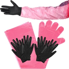 Honeydak 20-Pair Field Dressing Gloves - Deer Gutting & Processing, Includes Nit