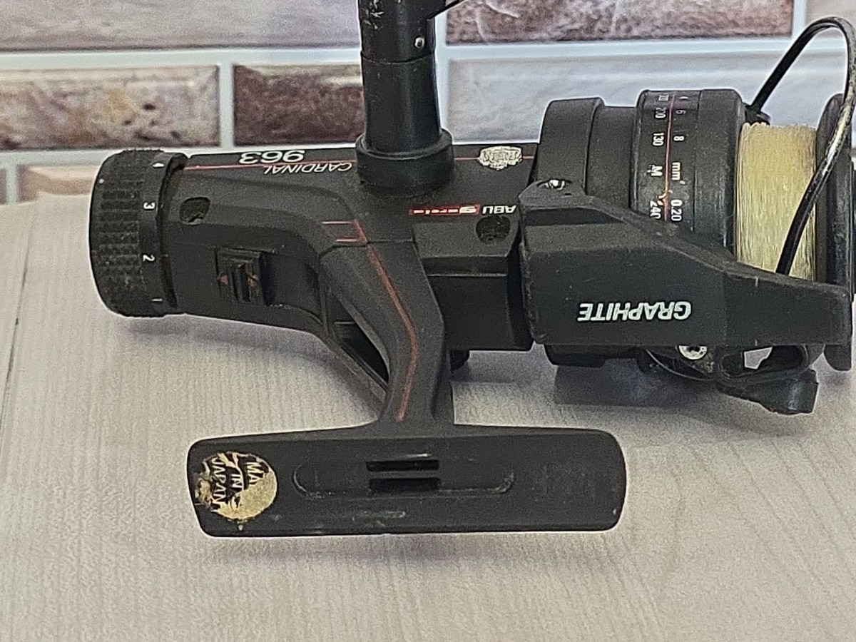 Vintage Abu Garcia Cardinal 963 Spinning Reel - Japan-Made, Worn