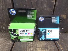Genuine 950 951 Set Ink Cartridges HP OfficeJet Pro 8100 8610 8620 8625 8630 NEW