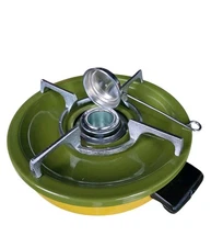 Vintage Alcohol Heater Stove Burner Made In Japan Camping Stove Green