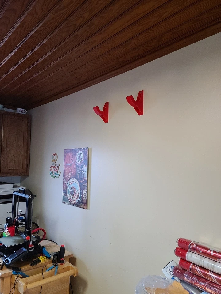 RC Plane Wall Mounts for E-flite Carbon-Z Cub – Set of 2 Black - Image 3 of 4