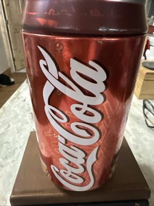 Coca-Cola Can Oversized Piggy Bank Greetings Houston Harvest Gifts Collectible