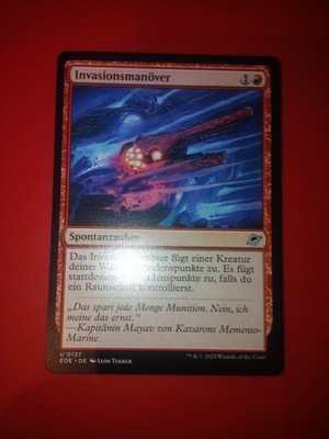 MTG-MAGIC THE GATHERING Invasionsmanöver 2025 Deutsch EOE 0137