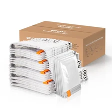 15 Bolsas Combo Para Guardar Ropa Al Vacío Jumbo Grandes Mediano Small Sin Bomba