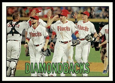 2016 Topps Heritage #366 Arizona Diamondbacks Arizona Diamondbacks NM+